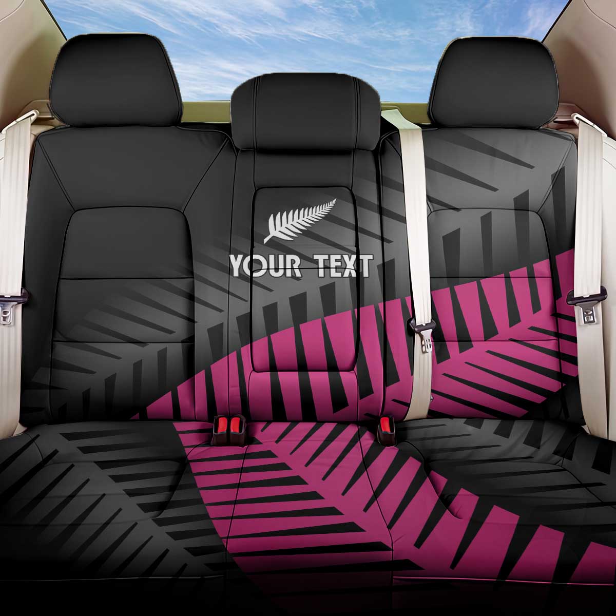 New Zealand Silver Fern Rugby Custom Back Car Seat Cover 2025 All Black Go Champions - Aussie Hoodie
