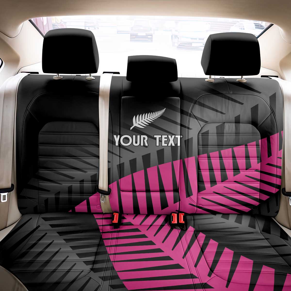 New Zealand Silver Fern Rugby Custom Back Car Seat Cover 2025 All Black Go Champions - Aussie Hoodie