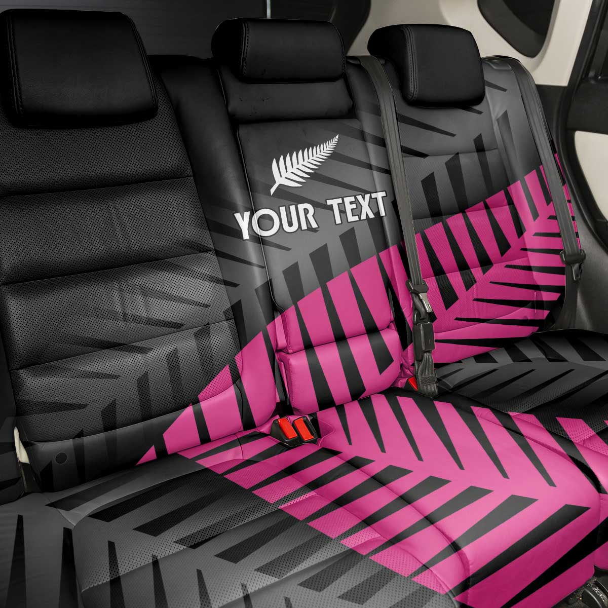 New Zealand Silver Fern Rugby Custom Back Car Seat Cover 2025 All Black Go Champions - Aussie Hoodie