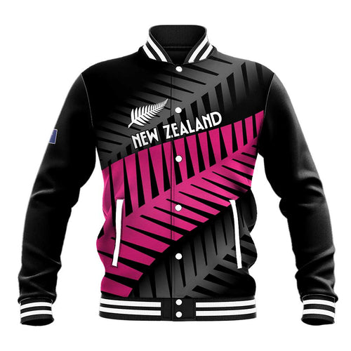 New Zealand Silver Fern Rugby Custom Baseball Jacket 2025 All Black Go Champions - Aussie Hoodie
