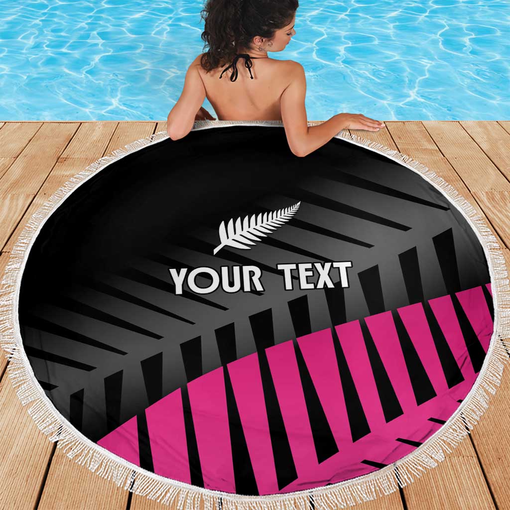 New Zealand Silver Fern Rugby Custom Beach Blanket 2025 All Black Go Champions - Aussie Hoodie