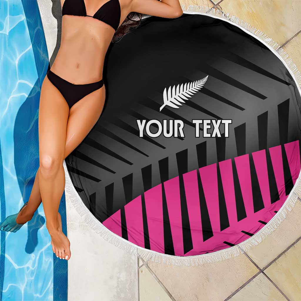 New Zealand Silver Fern Rugby Custom Beach Blanket 2025 All Black Go Champions - Aussie Hoodie