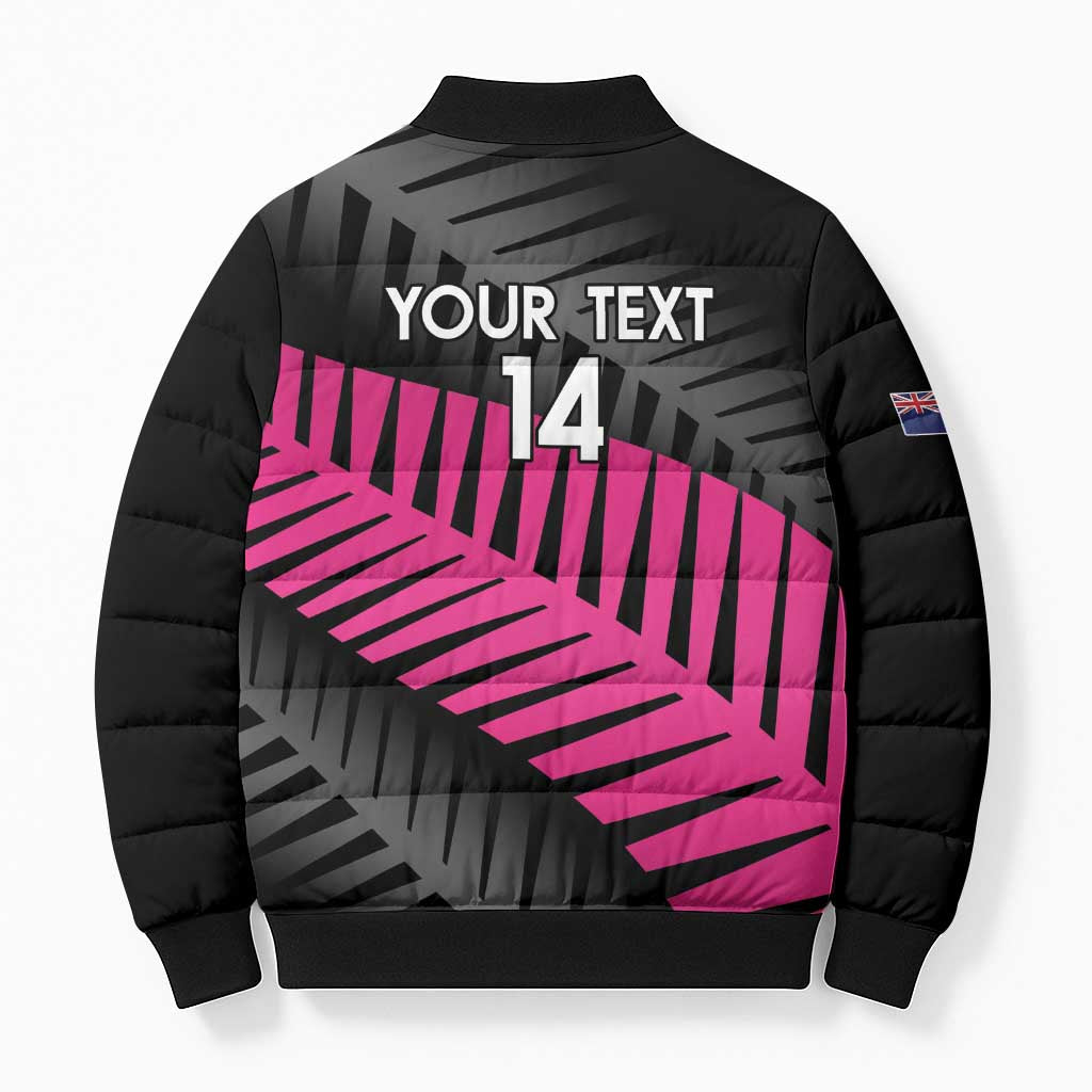 New Zealand Silver Fern Rugby Custom Bomber Puffer Jacket 2025 All Black Go Champions - Aussie Hoodie