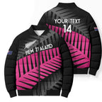 New Zealand Silver Fern Rugby Custom Bomber Puffer Jacket 2025 All Black Go Champions - Aussie Hoodie