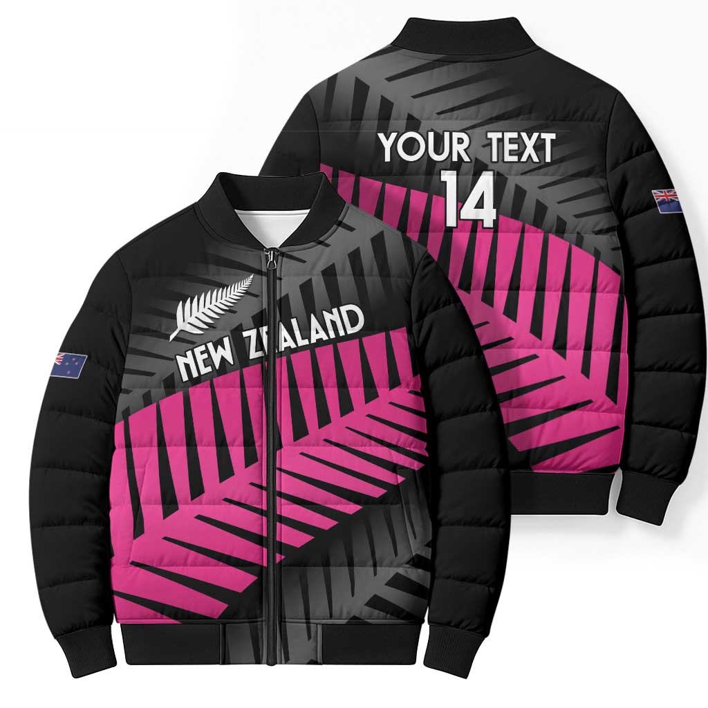 New Zealand Silver Fern Rugby Custom Bomber Puffer Jacket 2025 All Black Go Champions - Aussie Hoodie