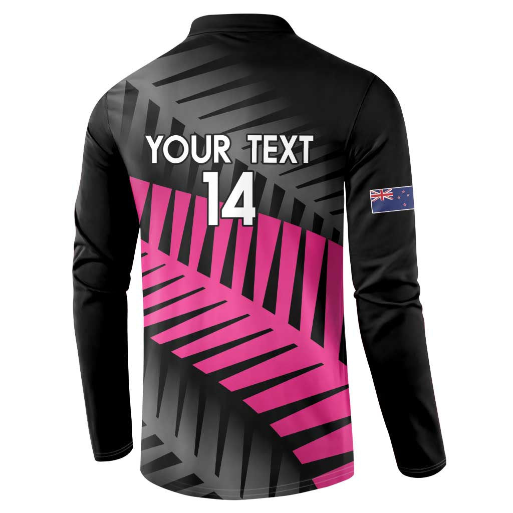 New Zealand Silver Fern Rugby Custom Button Sweatshirt 2025 All Black Go Champions - Aussie Hoodie