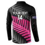New Zealand Silver Fern Rugby Custom Button Sweatshirt 2025 All Black Go Champions - Aussie Hoodie
