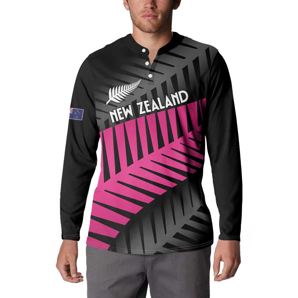 New Zealand Silver Fern Rugby Custom Button Sweatshirt 2025 All Black Go Champions - Aussie Hoodie