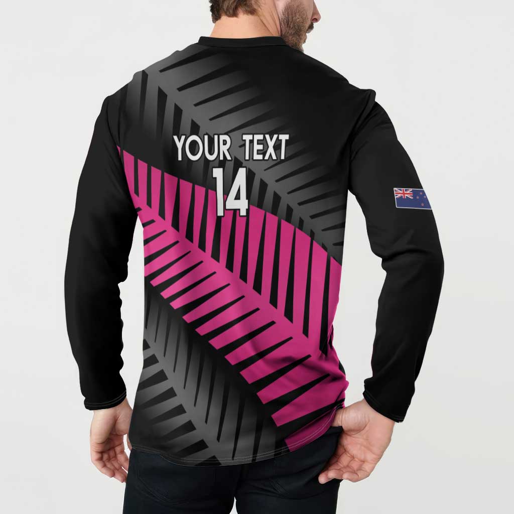 New Zealand Silver Fern Rugby Custom Button Sweatshirt 2025 All Black Go Champions - Aussie Hoodie