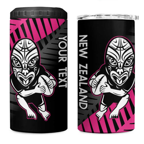 New Zealand Silver Fern Rugby Custom 4 in 1 Can Cooler Tumbler 2025 All Black Go Champions - Aussie Hoodie