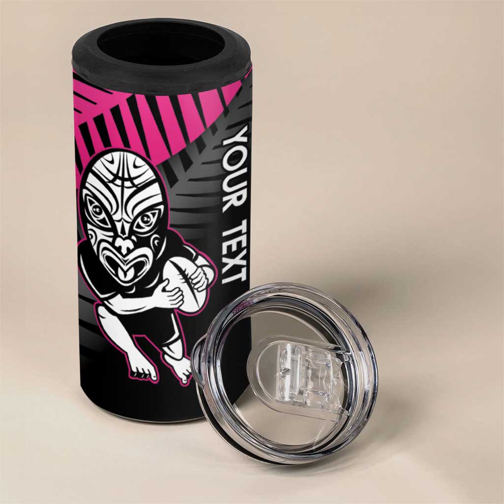 New Zealand Silver Fern Rugby Custom 4 in 1 Can Cooler Tumbler 2025 All Black Go Champions - Aussie Hoodie