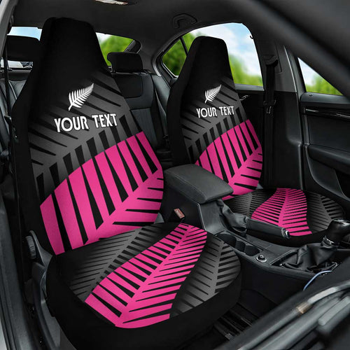 New Zealand Silver Fern Rugby Custom Car Seat Cover 2025 All Black Go Champions - Aussie Hoodie