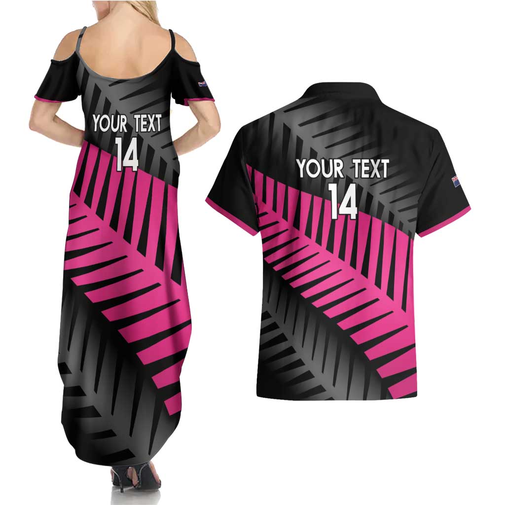 New Zealand Silver Fern Rugby Custom Couples Matching Summer Maxi Dress and Hawaiian Shirt 2025 All Black Go Champions - Aussie Hoodie