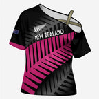 New Zealand Silver Fern Rugby Custom Cross Shoulder Shirt 2025 All Black Go Champions - Aussie Hoodie