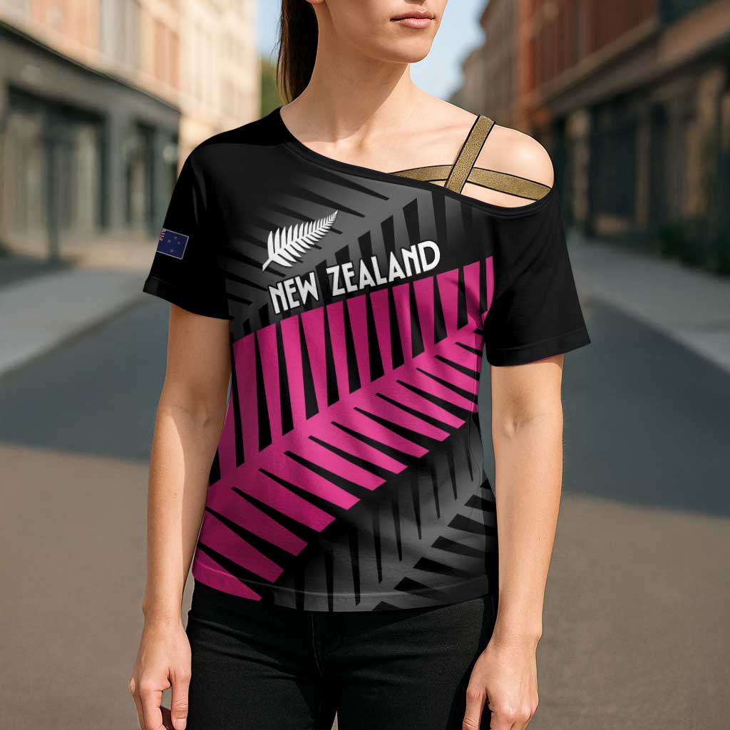 New Zealand Silver Fern Rugby Custom Cross Shoulder Shirt 2025 All Black Go Champions - Aussie Hoodie