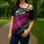 New Zealand Silver Fern Rugby Custom Cross Shoulder Shirt 2025 All Black Go Champions - Aussie Hoodie