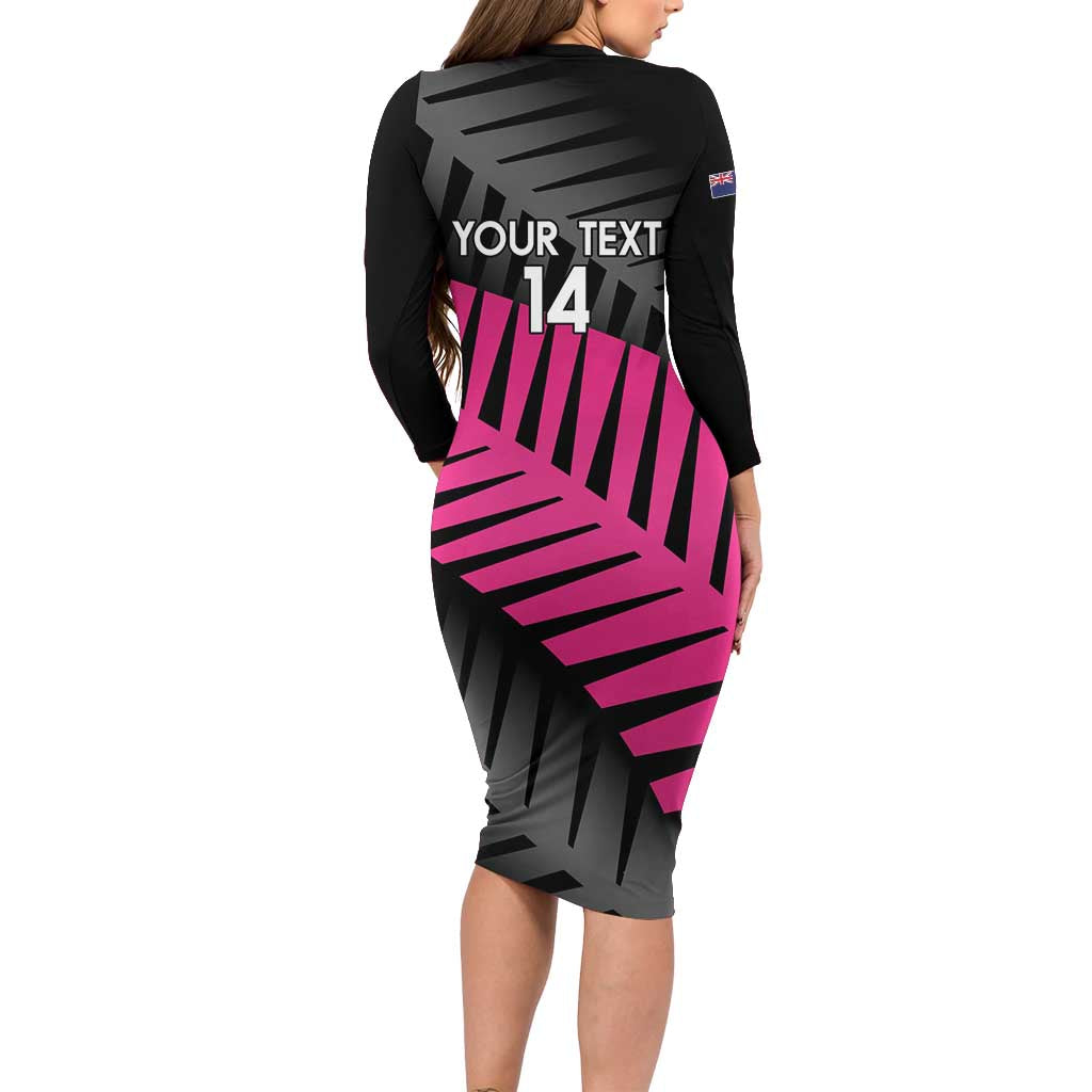 New Zealand Silver Fern Rugby Custom Family Matching Long Sleeve Bodycon Dress and Hawaiian Shirt 2025 All Black Go Champions - Aussie Hoodie