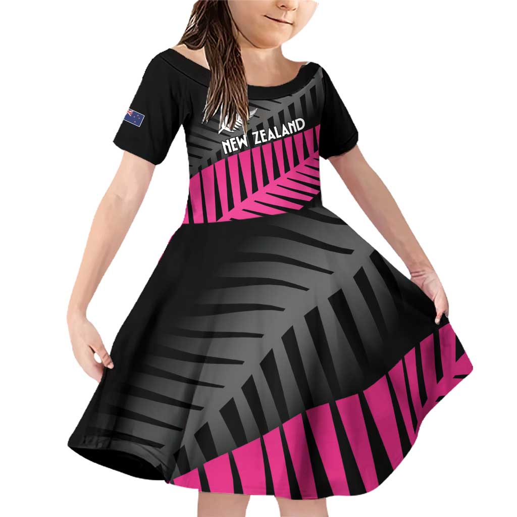 New Zealand Silver Fern Rugby Custom Family Matching Off Shoulder Short Dress and Hawaiian Shirt 2025 All Black Go Champions - Aussie Hoodie