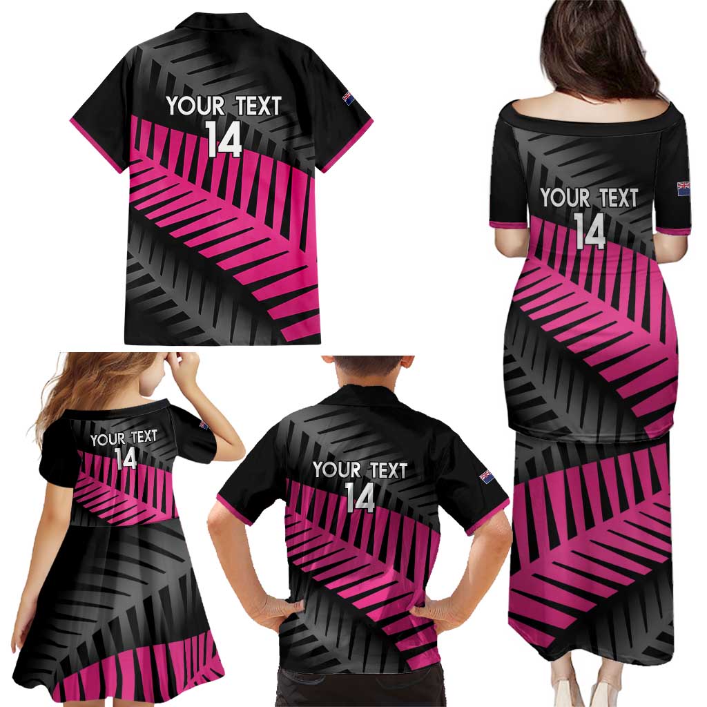 New Zealand Silver Fern Rugby Custom Family Matching Puletasi and Hawaiian Shirt 2025 All Black Go Champions - Aussie Hoodie