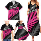 New Zealand Silver Fern Rugby Custom Family Matching Summer Maxi Dress and Hawaiian Shirt 2025 All Black Go Champions - Aussie Hoodie