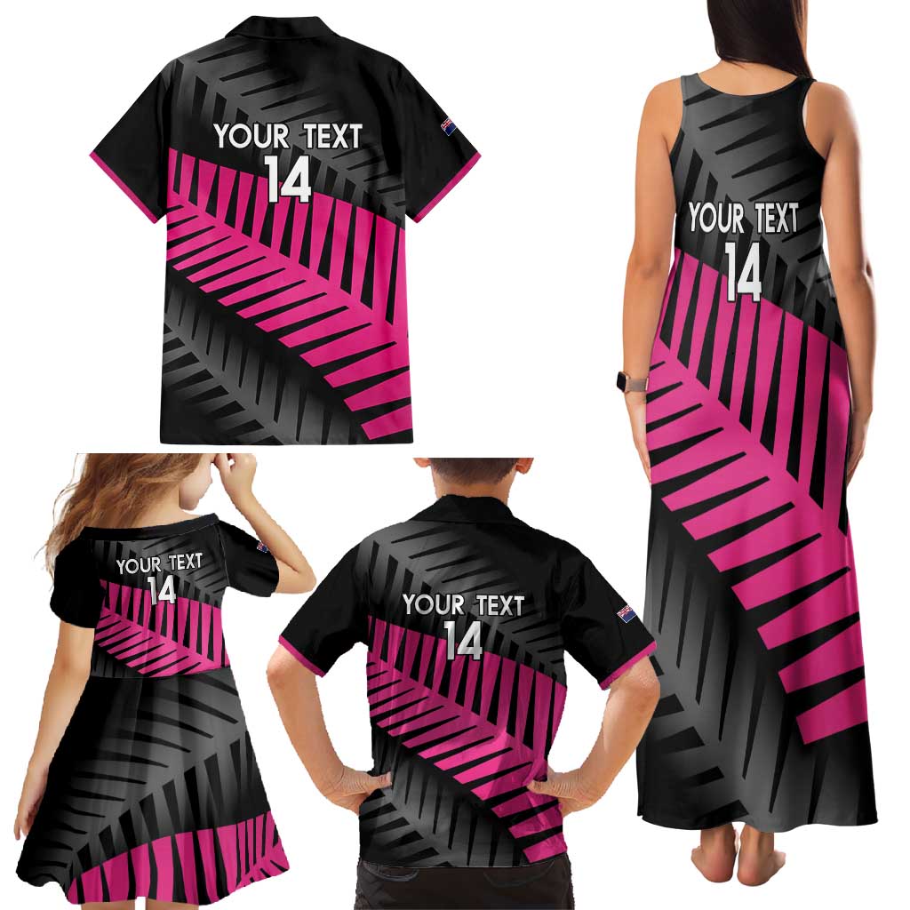 New Zealand Silver Fern Rugby Custom Family Matching Tank Maxi Dress and Hawaiian Shirt 2025 All Black Go Champions - Aussie Hoodie