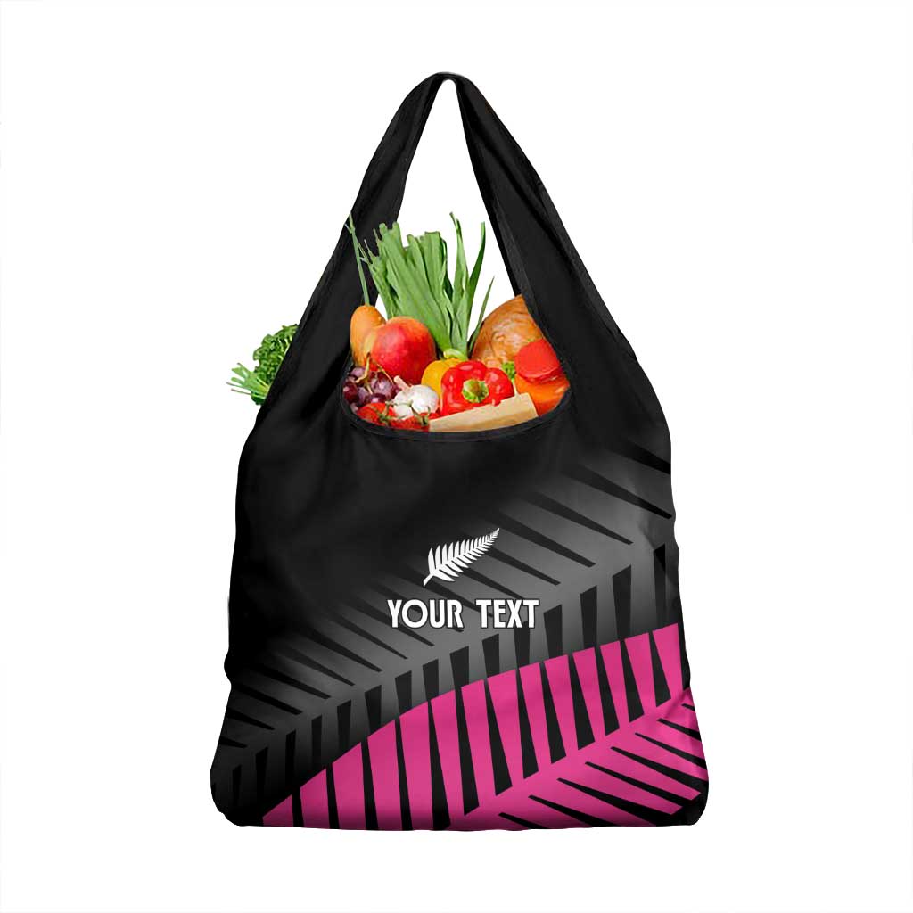 New Zealand Silver Fern Rugby Custom Grocery Bag 2025 All Black Go Champions - Aussie Hoodie