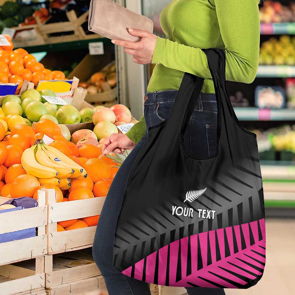 New Zealand Silver Fern Rugby Custom Grocery Bag 2025 All Black Go Champions - Aussie Hoodie