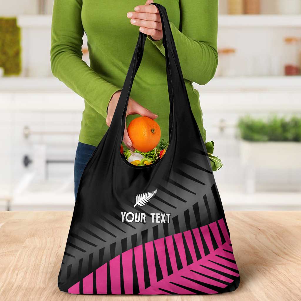 New Zealand Silver Fern Rugby Custom Grocery Bag 2025 All Black Go Champions - Aussie Hoodie