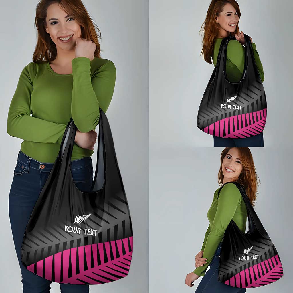 New Zealand Silver Fern Rugby Custom Grocery Bag 2025 All Black Go Champions - Aussie Hoodie