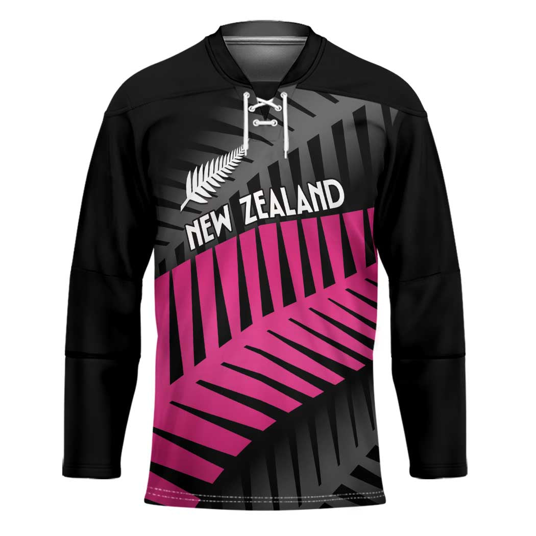 New Zealand Silver Fern Rugby Custom Hockey Jersey 2025 All Black Go Champions - Aussie Hoodie