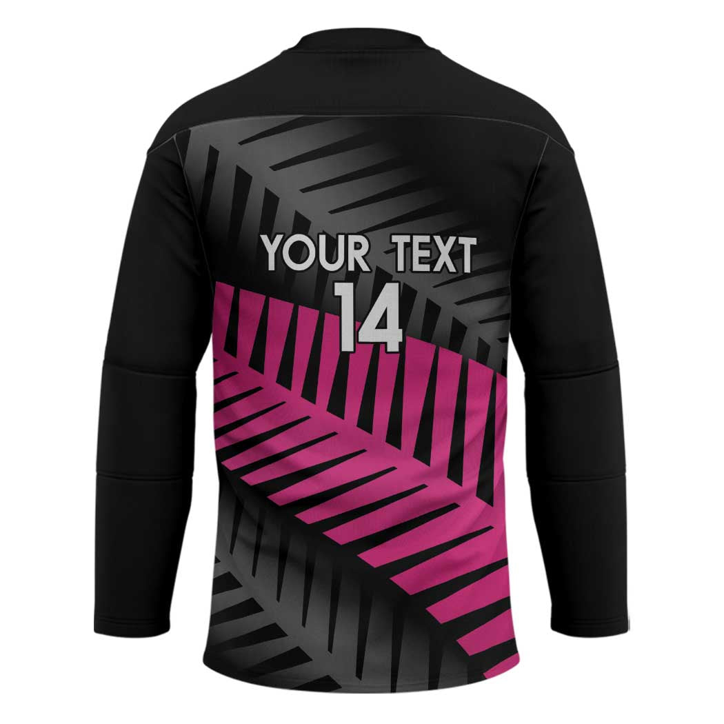 New Zealand Silver Fern Rugby Custom Hockey Jersey 2025 All Black Go Champions - Aussie Hoodie