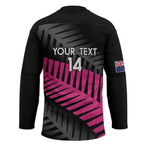 New Zealand Silver Fern Rugby Custom Hockey Jersey 2025 All Black Go Champions - Aussie Hoodie