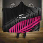 New Zealand Silver Fern Rugby Custom Hooded Blanket 2025 All Black Go Champions - Aussie Hoodie