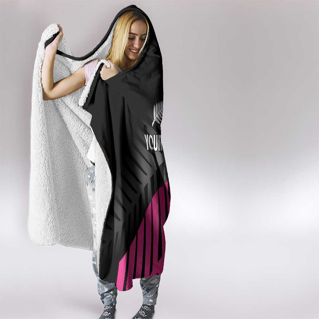 New Zealand Silver Fern Rugby Custom Hooded Blanket 2025 All Black Go Champions - Aussie Hoodie
