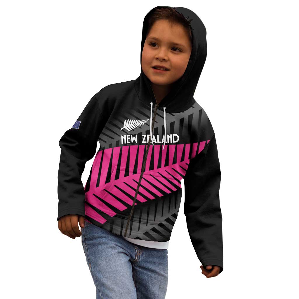 New Zealand Silver Fern Rugby Custom Kid Hoodie 2025 All Black Go Champions - Aussie Hoodie