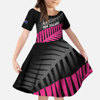 New Zealand Silver Fern Rugby Custom Kid Short Sleeve Dress 2025 All Black Go Champions - Aussie Hoodie