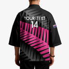 New Zealand Silver Fern Rugby Custom Kimono 2025 All Black Go Champions - Aussie Hoodie