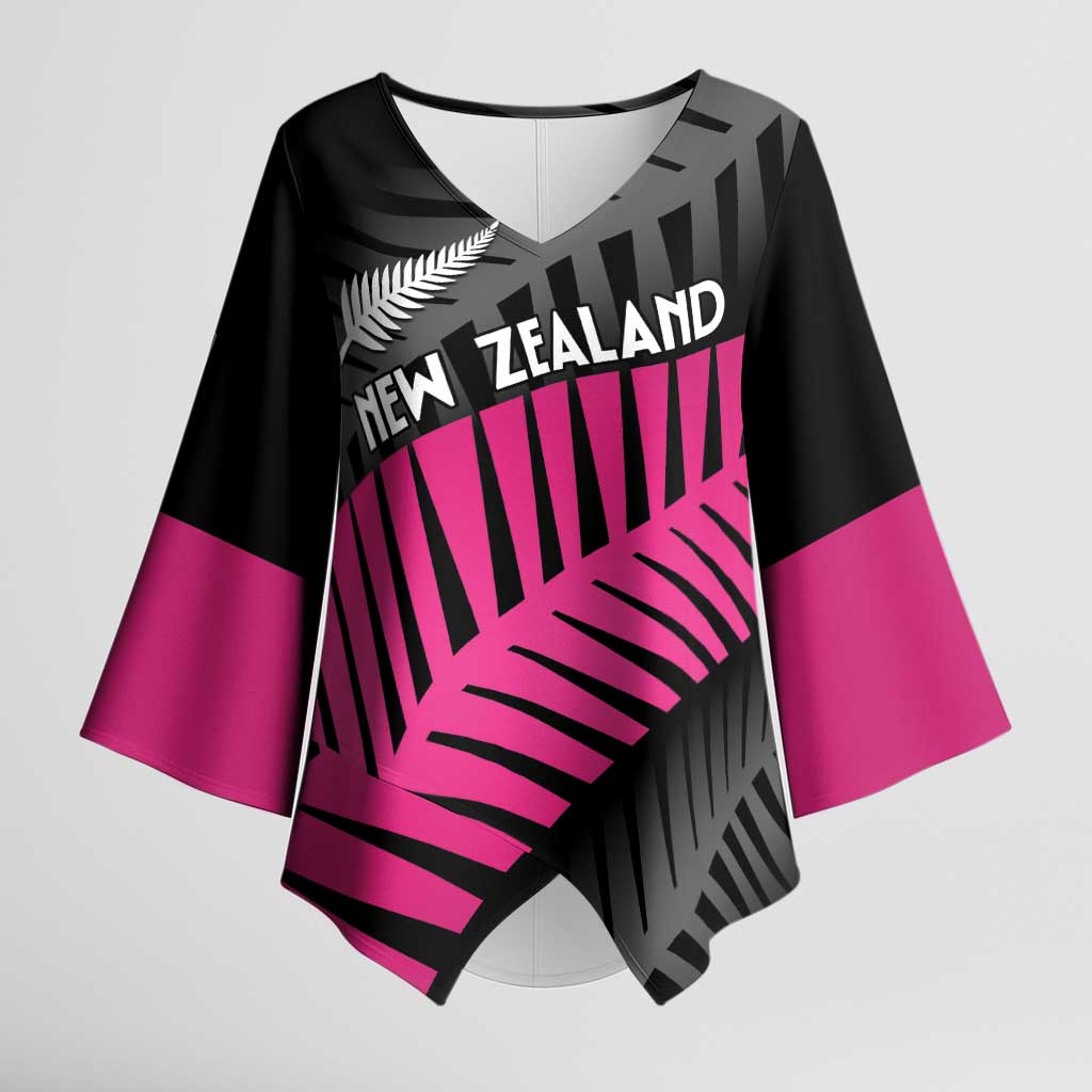 New Zealand Silver Fern Rugby Custom Kimono Sleeve Blouse 2025 All Black Go Champions - Aussie Hoodie