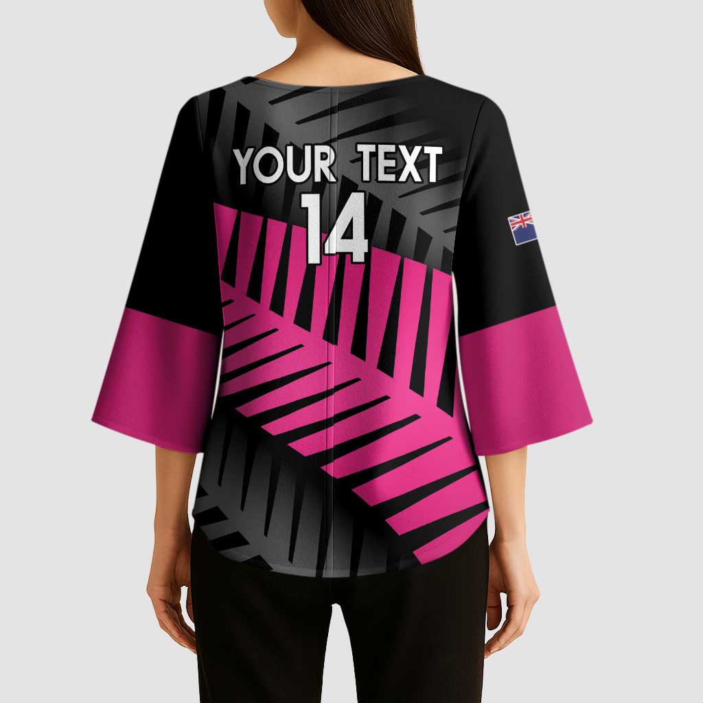 New Zealand Silver Fern Rugby Custom Kimono Sleeve Blouse 2025 All Black Go Champions - Aussie Hoodie