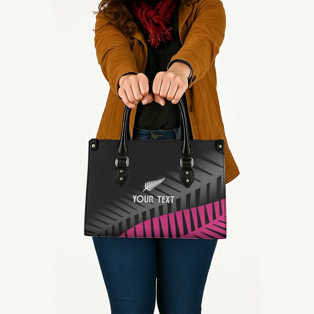 New Zealand Silver Fern Rugby Custom Leather Bag 2025 All Black Go Champions - Aussie Hoodie