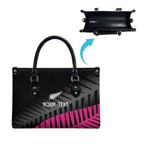New Zealand Silver Fern Rugby Custom Leather Bag 2025 All Black Go Champions - Aussie Hoodie