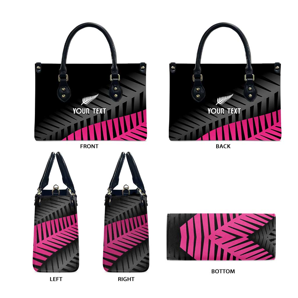 New Zealand Silver Fern Rugby Custom Leather Bag 2025 All Black Go Champions - Aussie Hoodie
