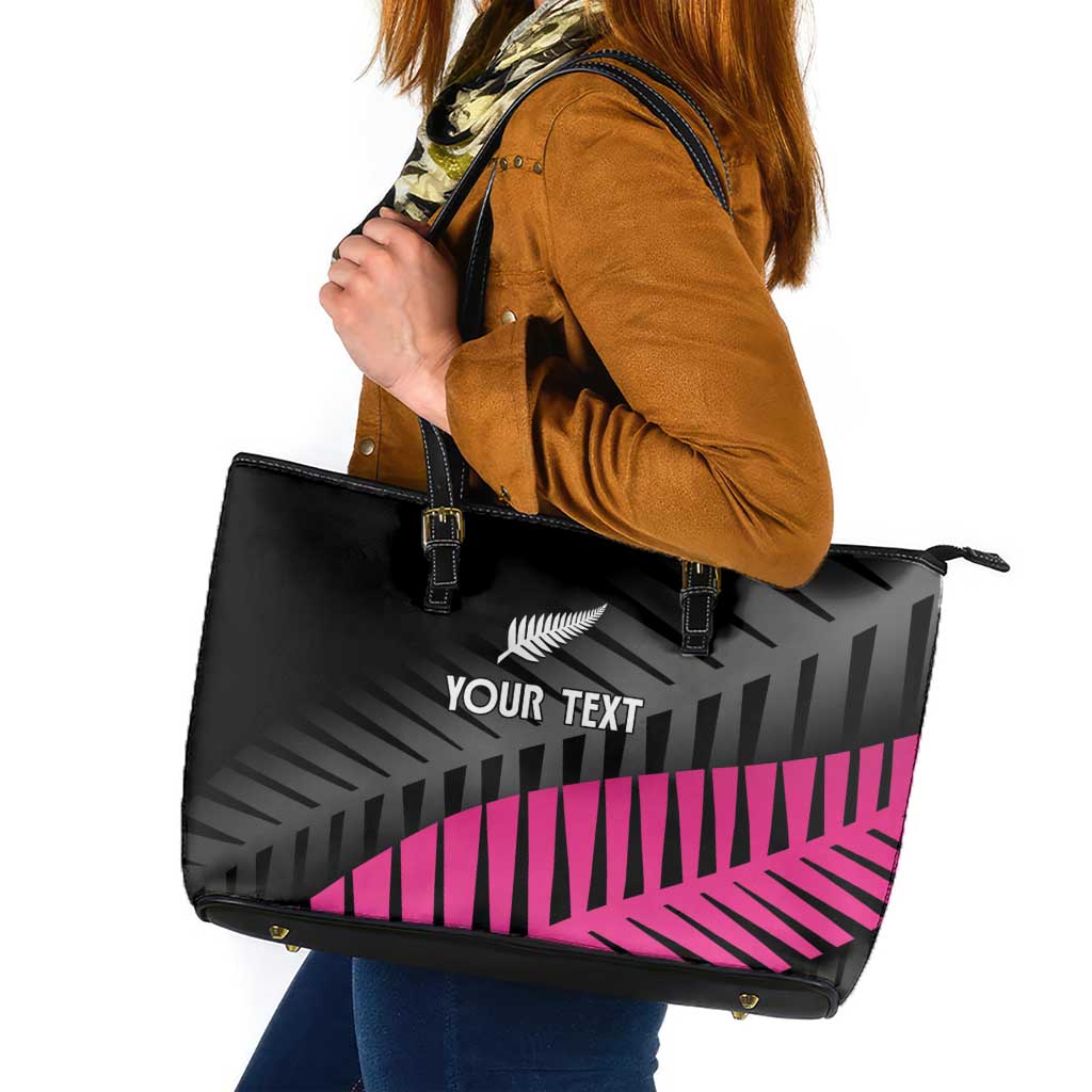 New Zealand Silver Fern Rugby Custom Leather Tote Bag 2025 All Black Go Champions - Aussie Hoodie