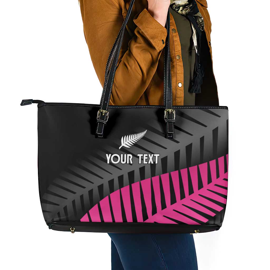 New Zealand Silver Fern Rugby Custom Leather Tote Bag 2025 All Black Go Champions - Aussie Hoodie