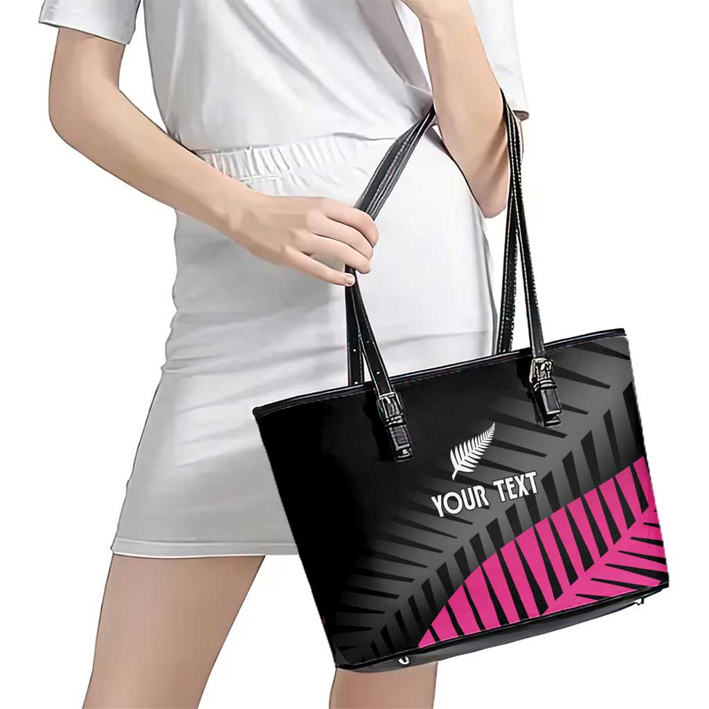 New Zealand Silver Fern Rugby Custom Leather Tote Bag 2025 All Black Go Champions - Aussie Hoodie