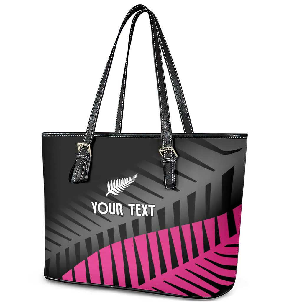 New Zealand Silver Fern Rugby Custom Leather Tote Bag 2025 All Black Go Champions - Aussie Hoodie