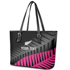 New Zealand Silver Fern Rugby Custom Leather Tote Bag 2025 All Black Go Champions - Aussie Hoodie