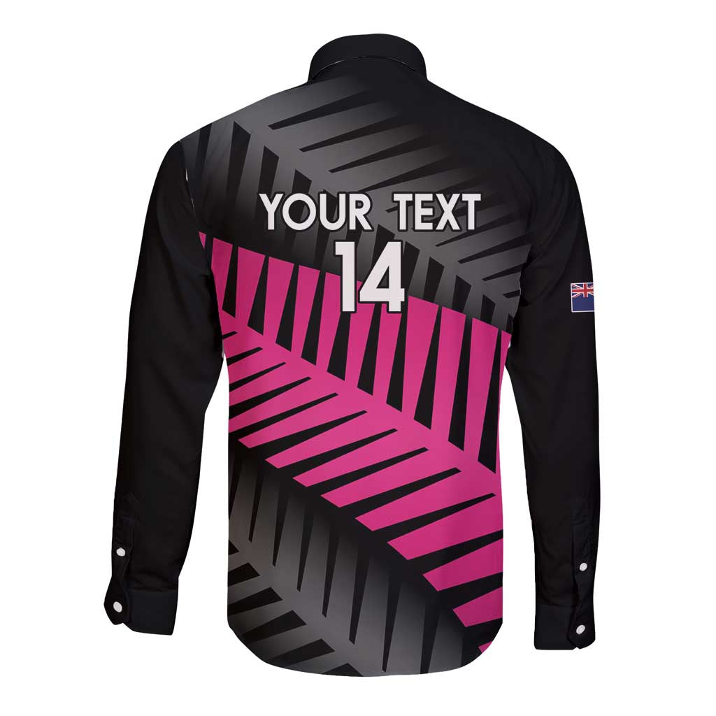 New Zealand Silver Fern Rugby Custom Long Sleeve Button Shirt 2025 All Black Go Champions - Aussie Hoodie