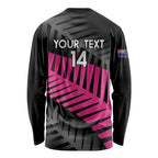 New Zealand Silver Fern Rugby Custom Long Sleeve Shirt 2025 All Black Go Champions - Aussie Hoodie