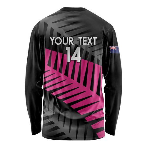New Zealand Silver Fern Rugby Custom Long Sleeve Shirt 2025 All Black Go Champions - Aussie Hoodie